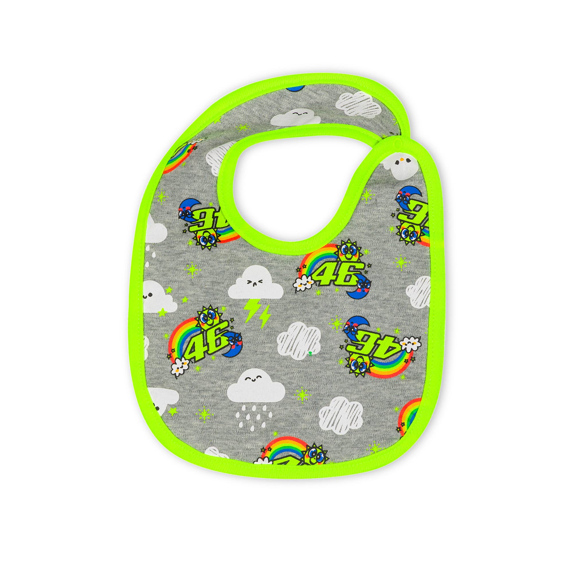 Valentino Rossi Soleil E Luna Bavoir Garçon, Mel. Gris, Taille Unique