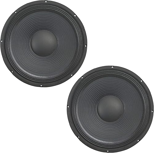 2 x Harmony HA-P12WS8 de repuesto de 12 pulgadas Pro PA 500 W subaltavoz 8 ohmios Woofer
