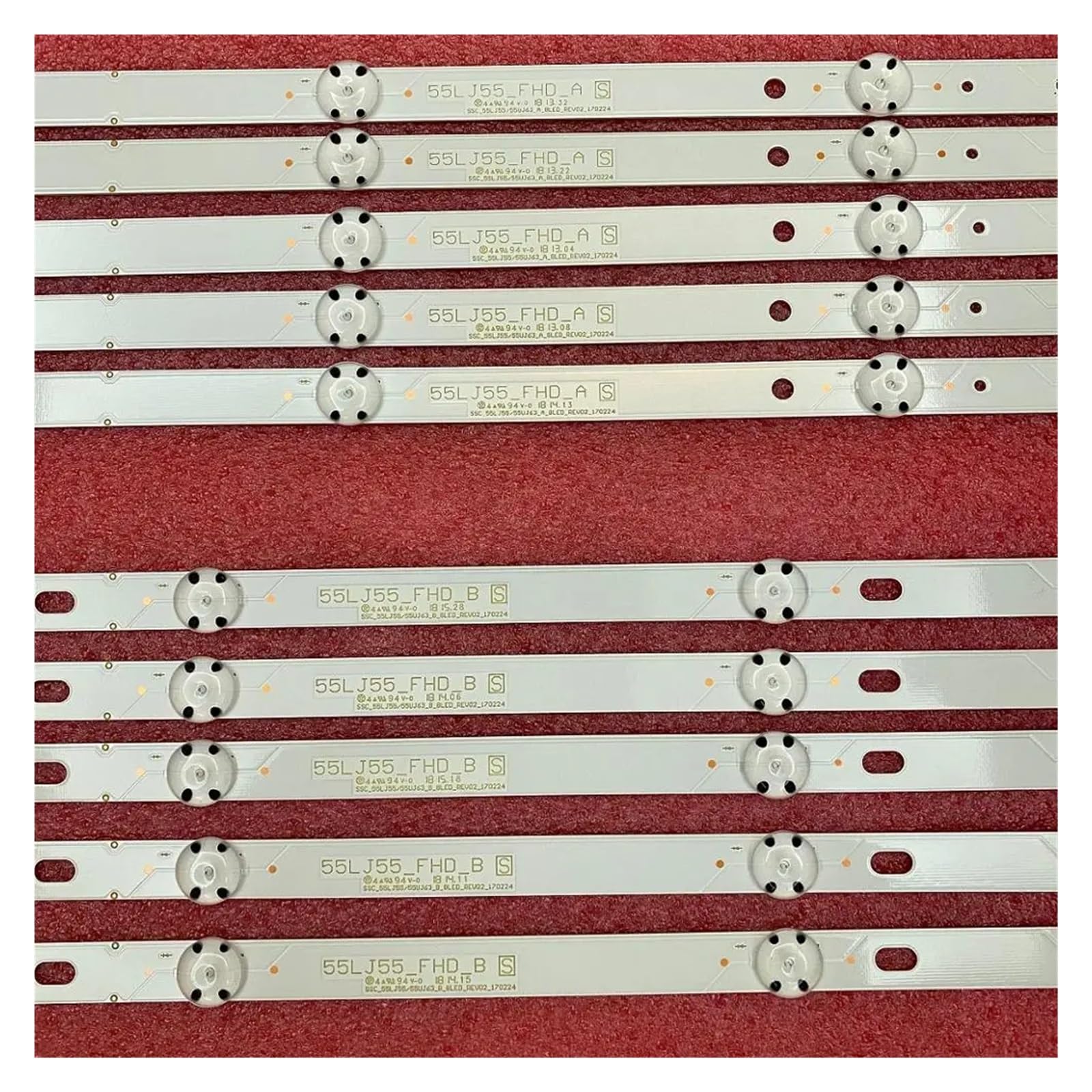 Led-hintergrundbeleuchtung Streifen for TV 55UK6100PLB 55UJ6300 55UJ6307 55UJ635V 55UJ634V 55UJ630V 55LJ5500 55UJ635 55UJ63_UHD 55LJ55_FHD AB