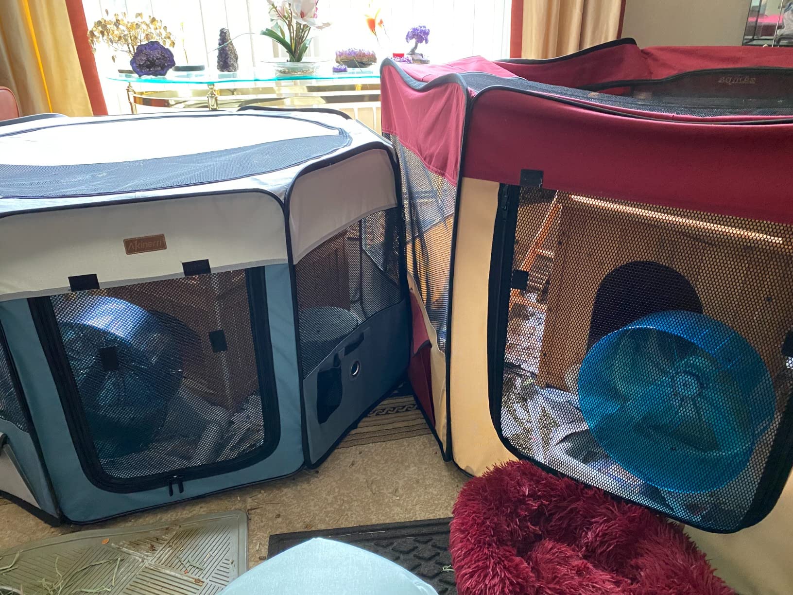 8/mo Finance Akinerri Dog Playpen, Foldable Puppy Pet Exercise