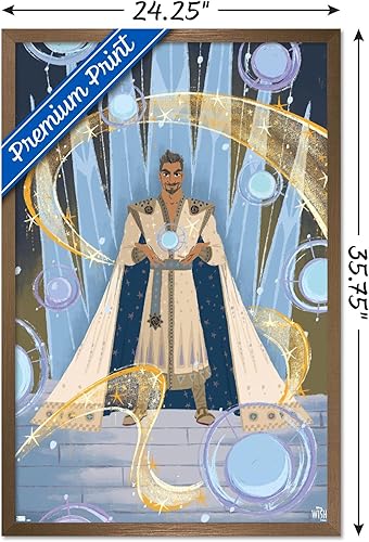 Vista 65 de Trends International Disney Wish - Póster de collage 4 (King Magnifico), póster de pared, 22.37 x 34.00 pulgadas, paquete de póster y montaje