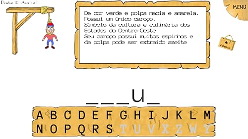 Jogo da Forca - Frutas