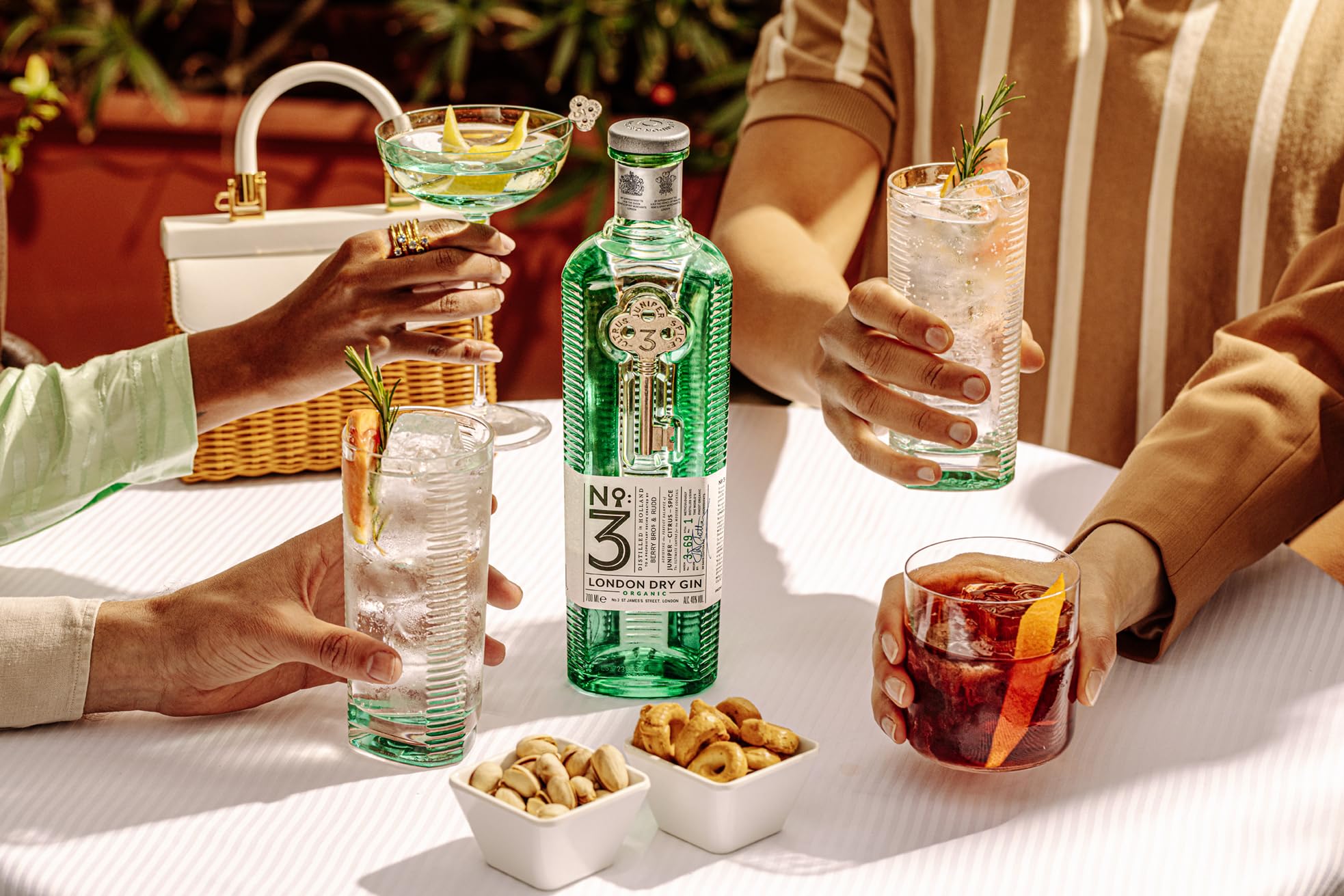 No. 3 London Dry Gin Organic by Berry Bros. & Rudd | 1x0.7L | England | Intensiver Wacholdergeschmack
