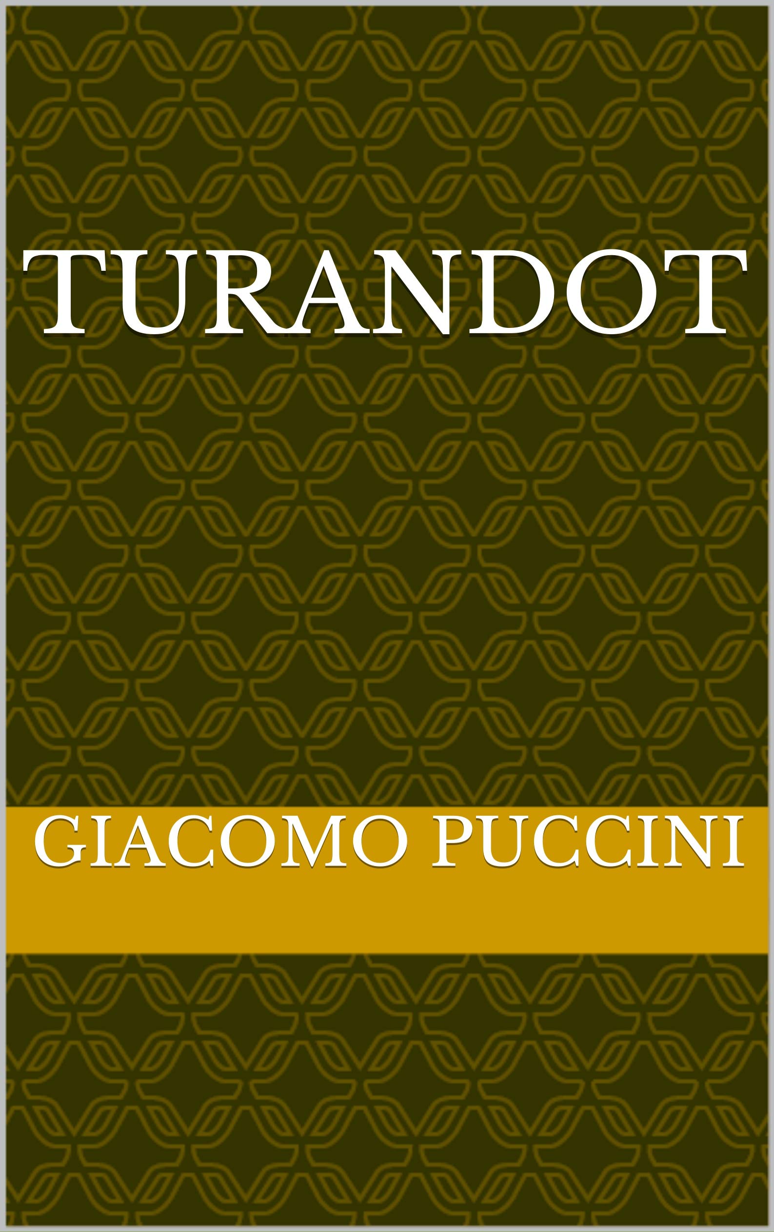 Livre Turandot Italian Edition version intégrale en italien