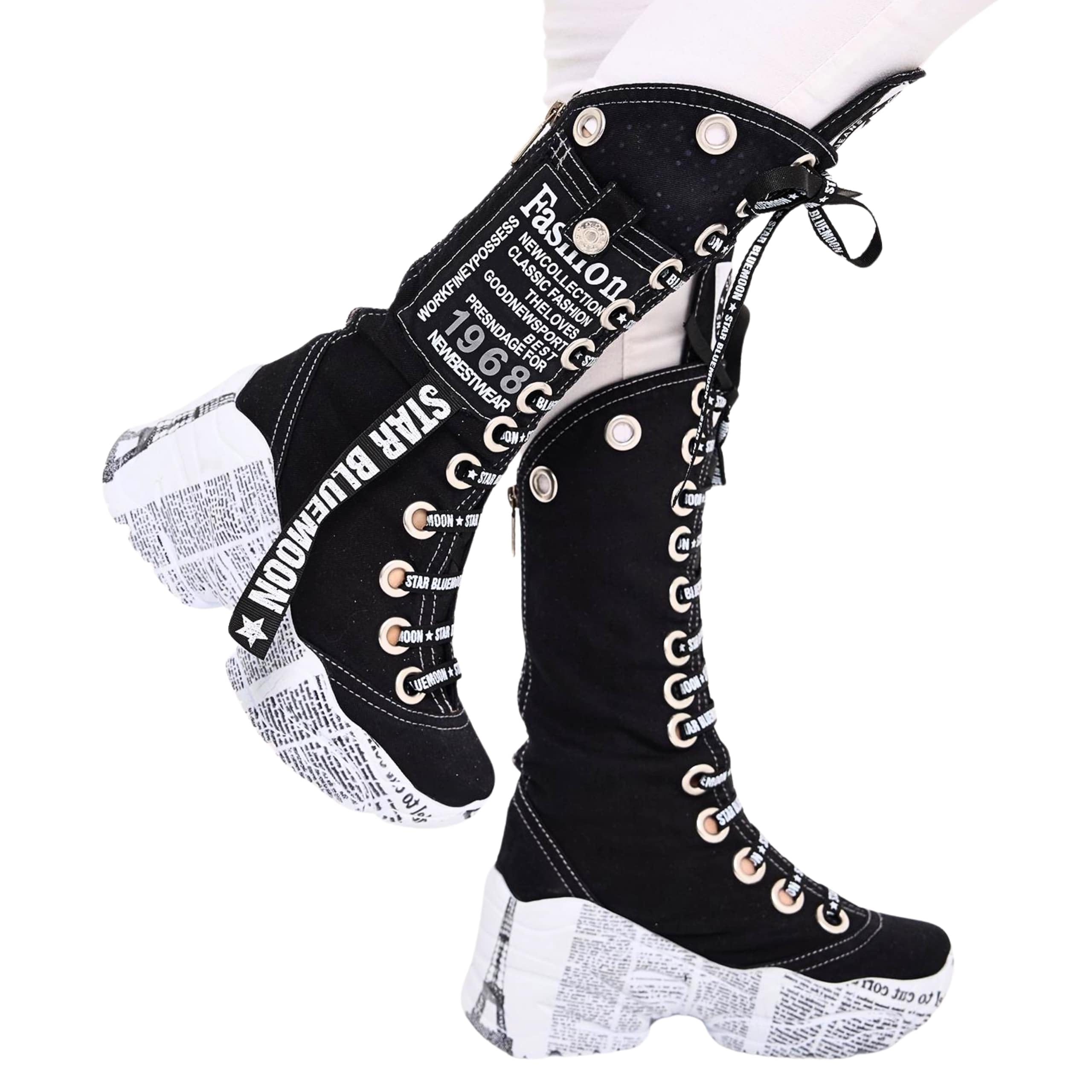 Jeans Boots Shoes Handmade Womens Sports Boots Womens Sexy Boots Heeled Boots Sports High Boots Platform Boots Shoes