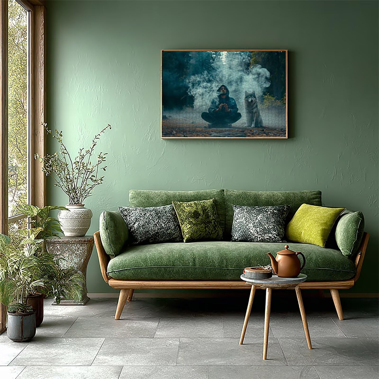 Wolf Puzzle 6000 Pezzi Adulti, Uomo Puzzle Legno con Scatola 179x105cm, Idea Regalo Uomo e Donna, Divertimento Per Adulti, per Gioco Familiar, Giochi di Sfida, Squisita confezione Regalo, O-6762