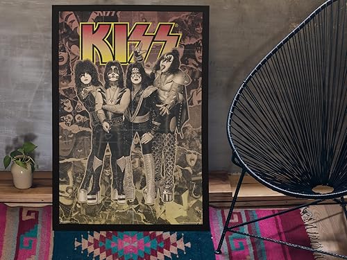 Miniatura 22 de Póster de Kiss Destroyer con portada de álbum, mercancía coleccionable, música de metal pesado, póster genial para pared, 24 x 36 pulgadas
