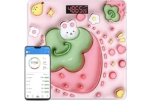 Smart Pink Precision Scale For Advanced Health Tracking