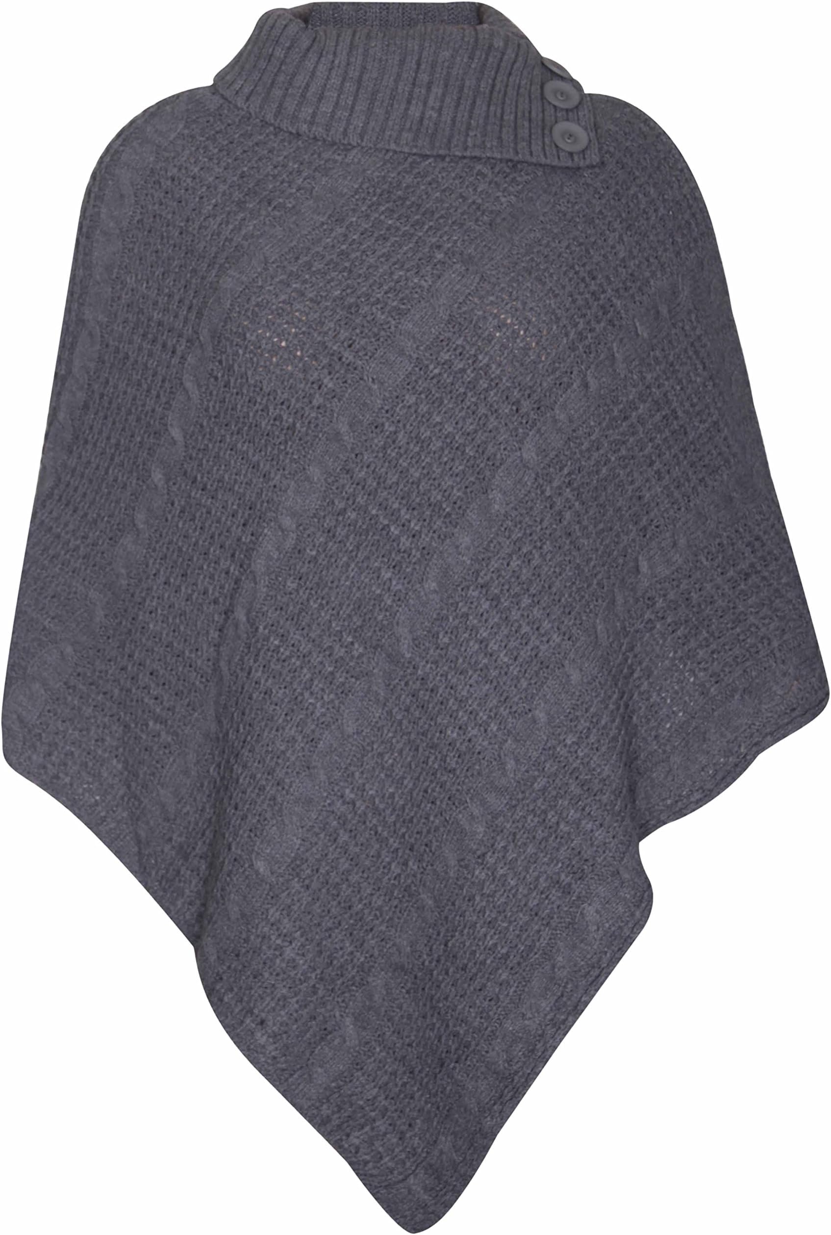 Women's Plus Size Poncho Shawl Shrug Jumper Top