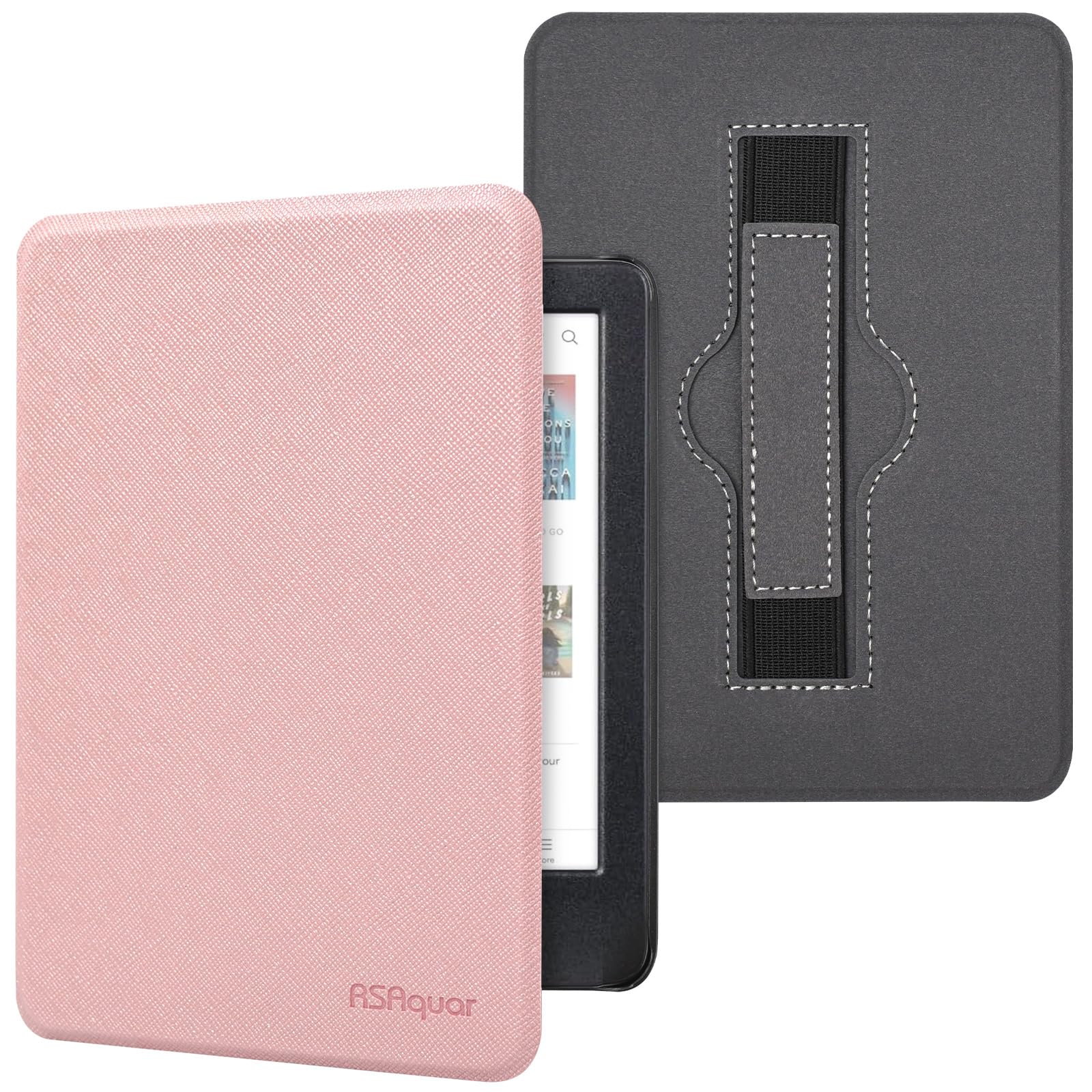 RSAquar 6" Kobo Clara Colour | BW | 2E Case with Hand Strap – Slim Protective Cover with Auto Sleep/Wake, Sage — view 10