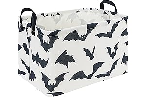 CLOCOR Rectangular Bat Basket for Halloween