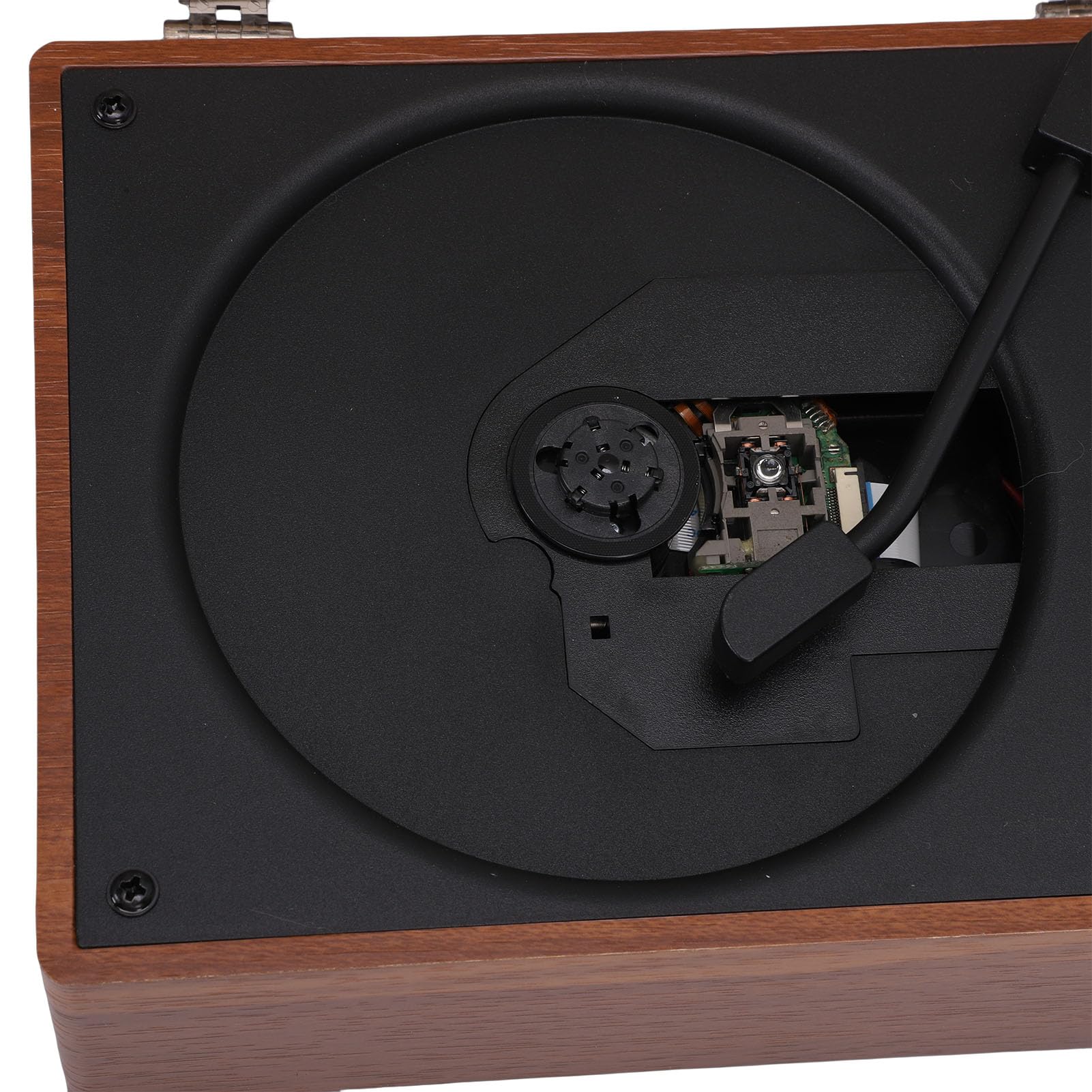 Hidyliu Lettore CD Vintage Portatile con Avanzato Bluetooth 5.1 per la Casa, L'auto e gli Amanti della Musica, Design Classico (Marrone)
