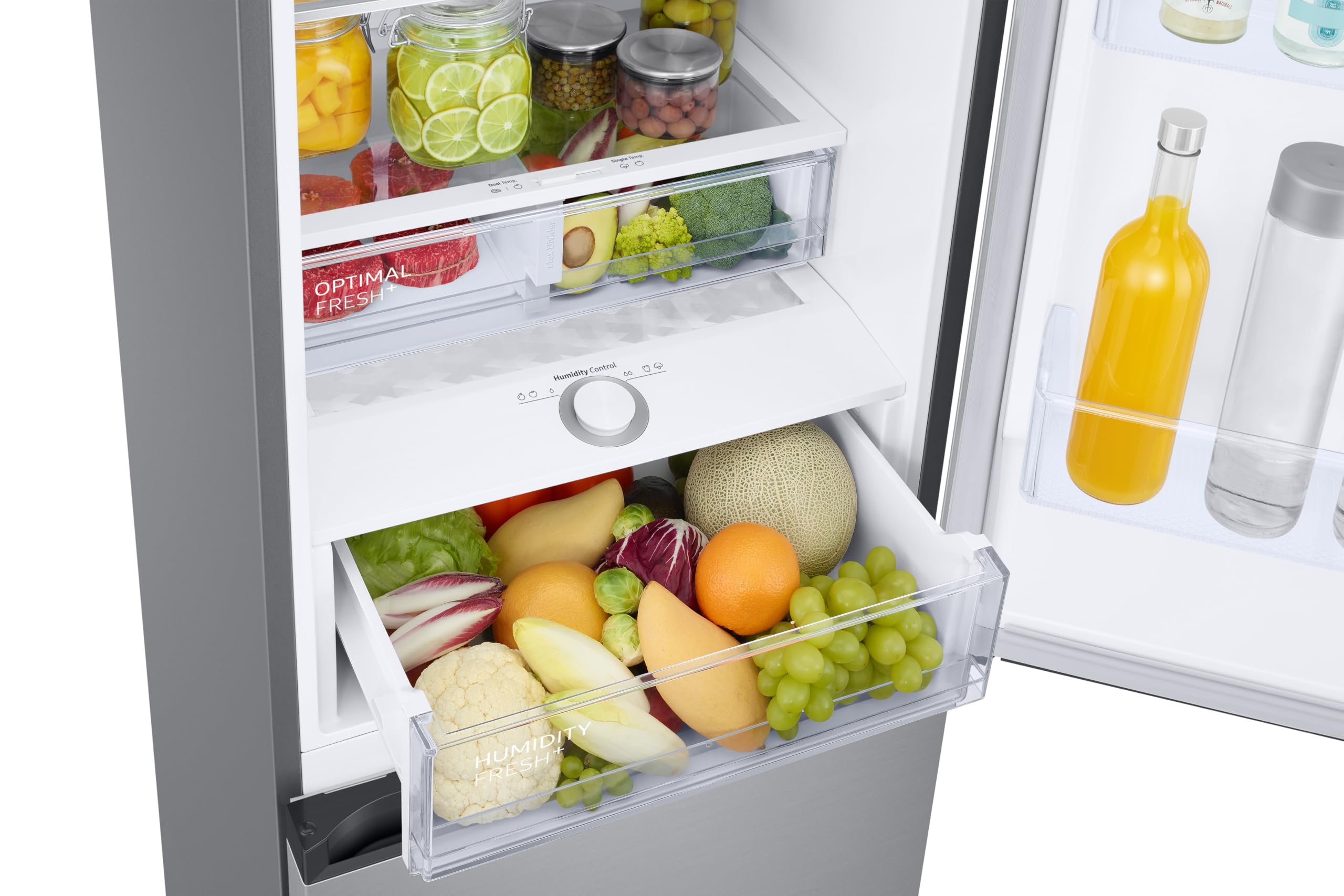 Samsung Frigorífico Combi AI 203cm Balda Botellero 390L Clase D Plata RB38C675DSA/EF [Clase de eficiencia energética D]