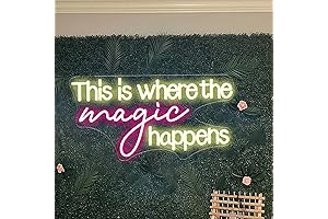 This Is Where the Magic Happens Neon Signs