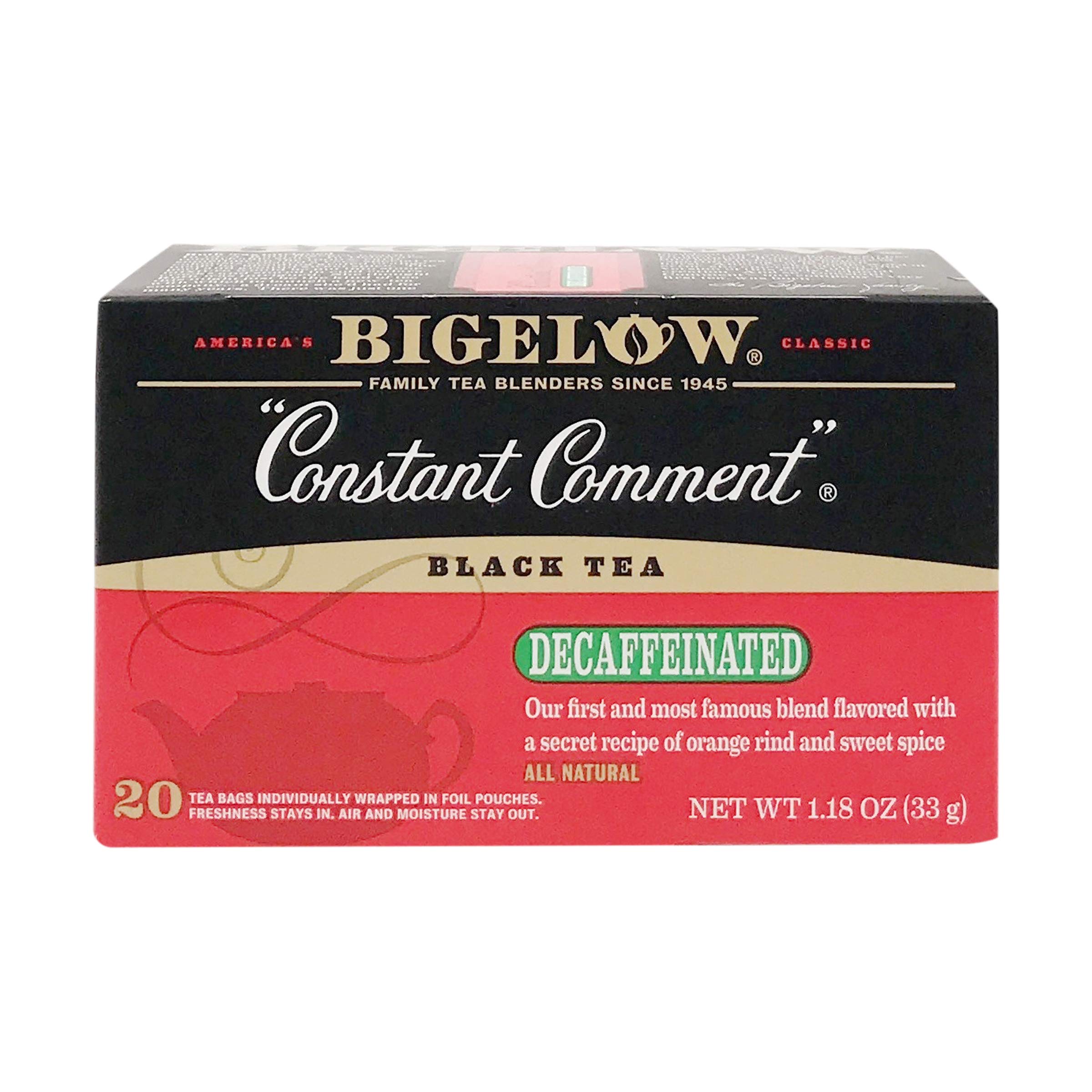 Bigelow Tea - Black Tea Constant Comment Decaffeinated - 20 Tea Bags