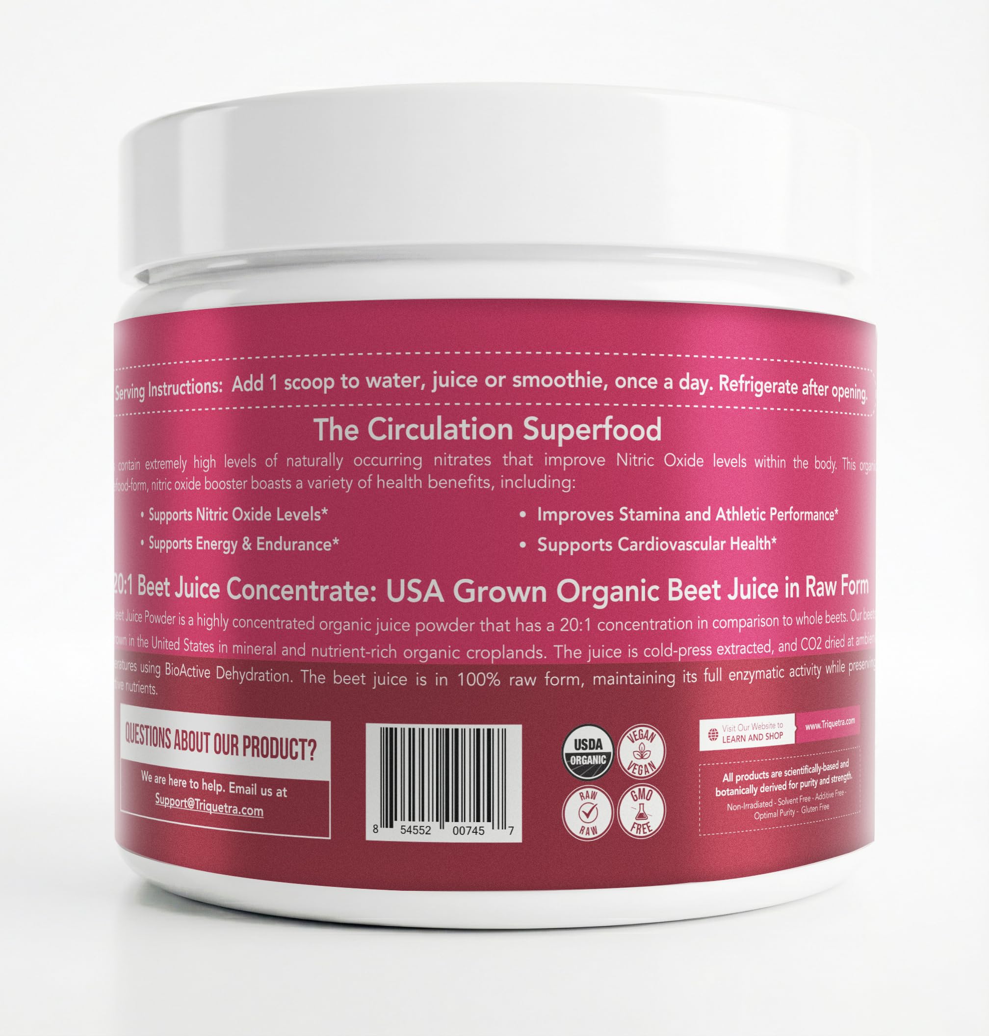 BioBeet® Max Strength Beet Root Juice Powder, 20:1 Concentrate, Organic — Amazon image 13