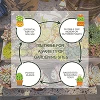 Vista 6 de Vermiculita hortícola de 8 cuartos a granel, vermiculita orgánica para plantas, vermiculita de grado curso para jardinería, plantas