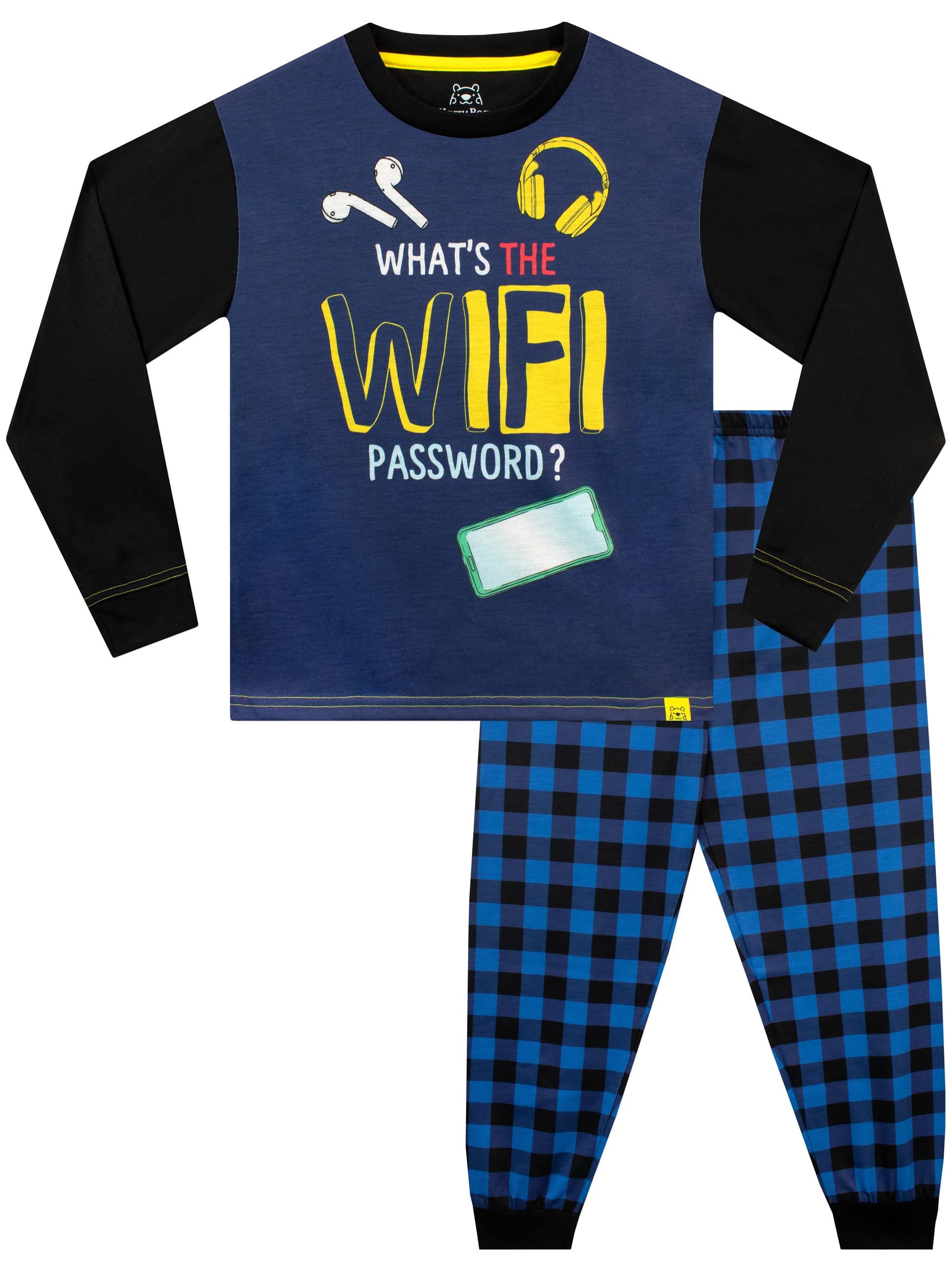 Harry Bear Boys Blue Pyjamas Wifi 9-10 Years