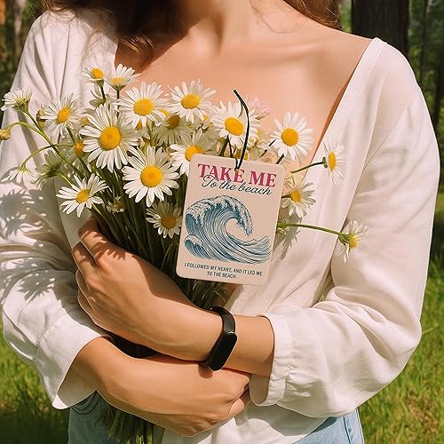 Miniatura 6 de Ambientador de aire para automóvil de playa costera de verano, 4 piezas, retro Sun Sea Shell Bikini Palmeras Colgantes Ambientador para coches,