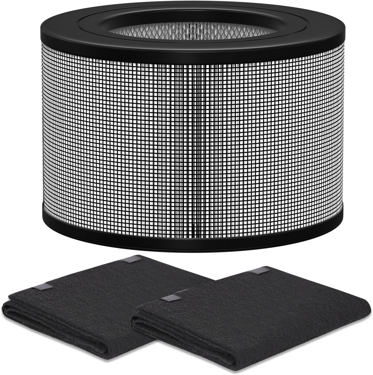 50250-S HEPA Filters Replacement & Carbon Pre-Filter Set Compatible with Honey-well 24000 24500 50250-S 52500 Air Cleaner Purifier, Part Number 24000, (1 HEPA + 2 Carbon Pre-Filter)