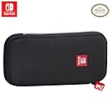 R.D.S. INDUSTRIES, INC. – Game Traveler® Licensed Slim Travel Case Protects Nintendo Switch™ or OLED™, Black (NNS15)