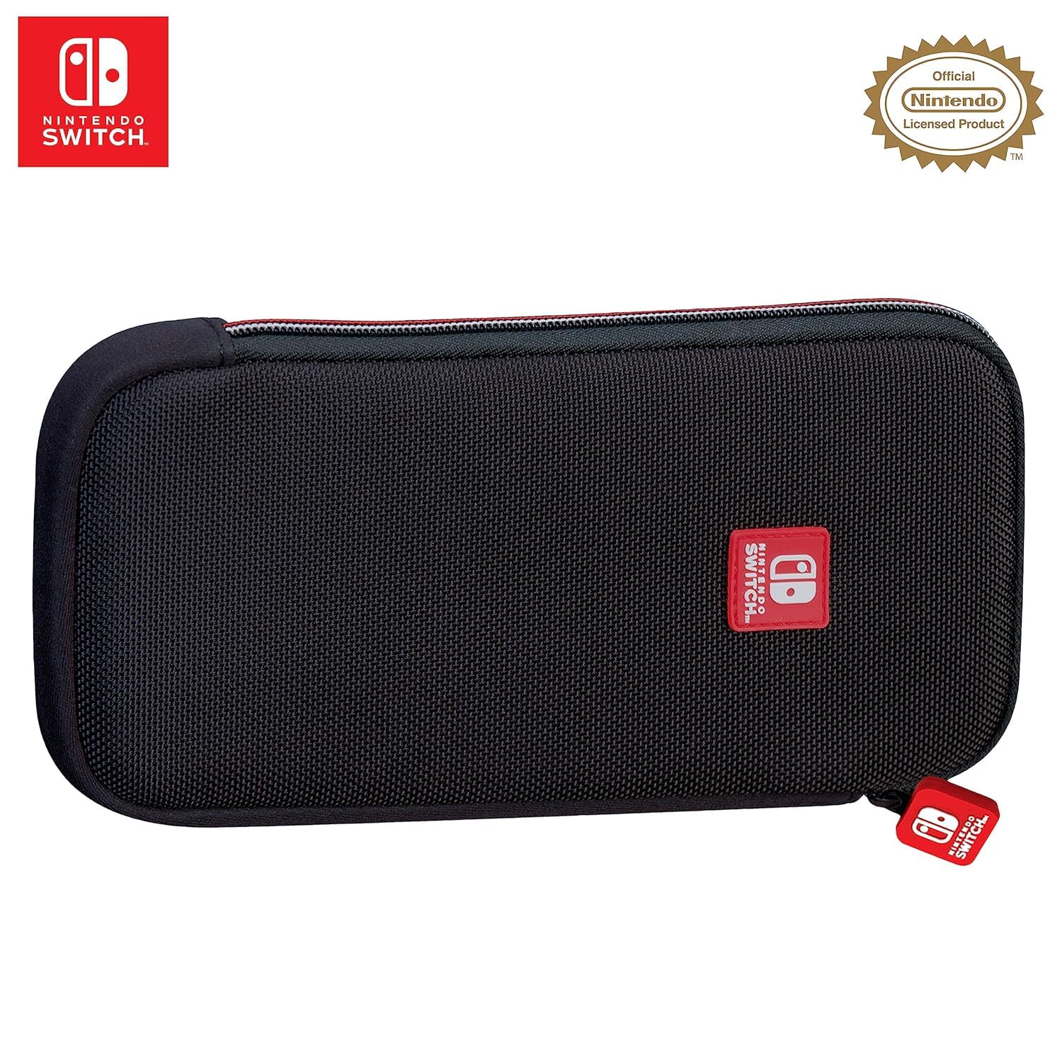R.D.S. INDUSTRIES, INC. – Game Traveler Licensed Slim Travel Case Protects Nintendo Switch or OLED, Black (NNS15)
