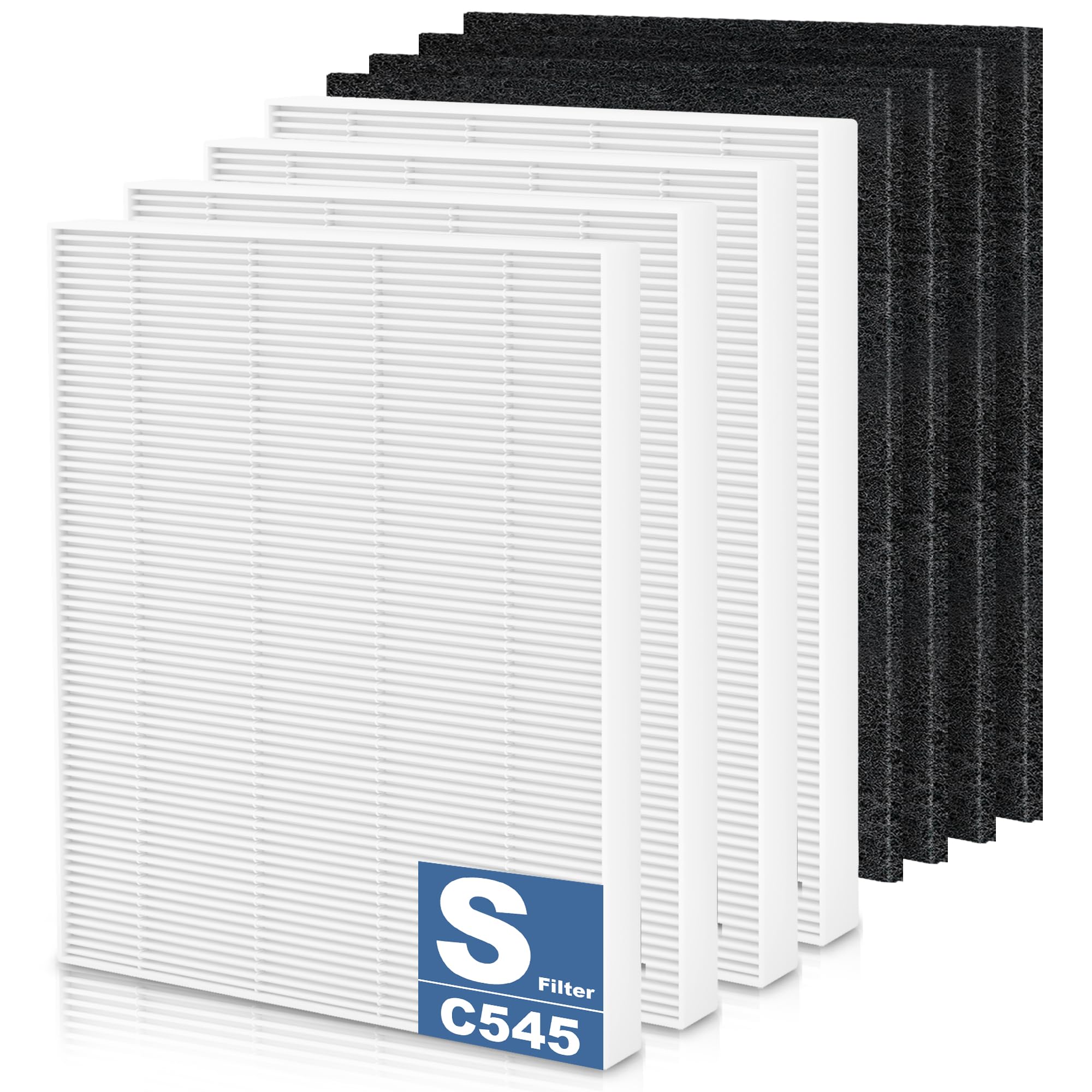 Photo 1 of 8 Pack C545 Replacement HEPA Filter S Compatible with Winix C545 Air Purifier, Replaces Part 1712-0096-00 and 2522-0058-00, Only