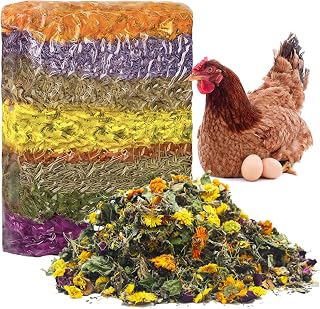 21Oz Nesting Pads for Chicken Coop 8 Dried Flowers Nesting Pads Feed Herb for Hens Feed Supplies Help Coops Smell Egg Production