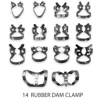 SURGICAL ONLINE Comprehensive Dental Rubber Dam Kit - Medical Grade Stainless Steel, Rubber Dam Clamps, Punch Plier, Endodontic Supplies, and Dental Isolation Tools.