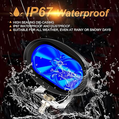 Miniatura 4 de Luces LED para carretilla elevadora, luces azules de seguridad, luces de advertencia seguras para almacén, peatones, centro logístico, 12V-80V,