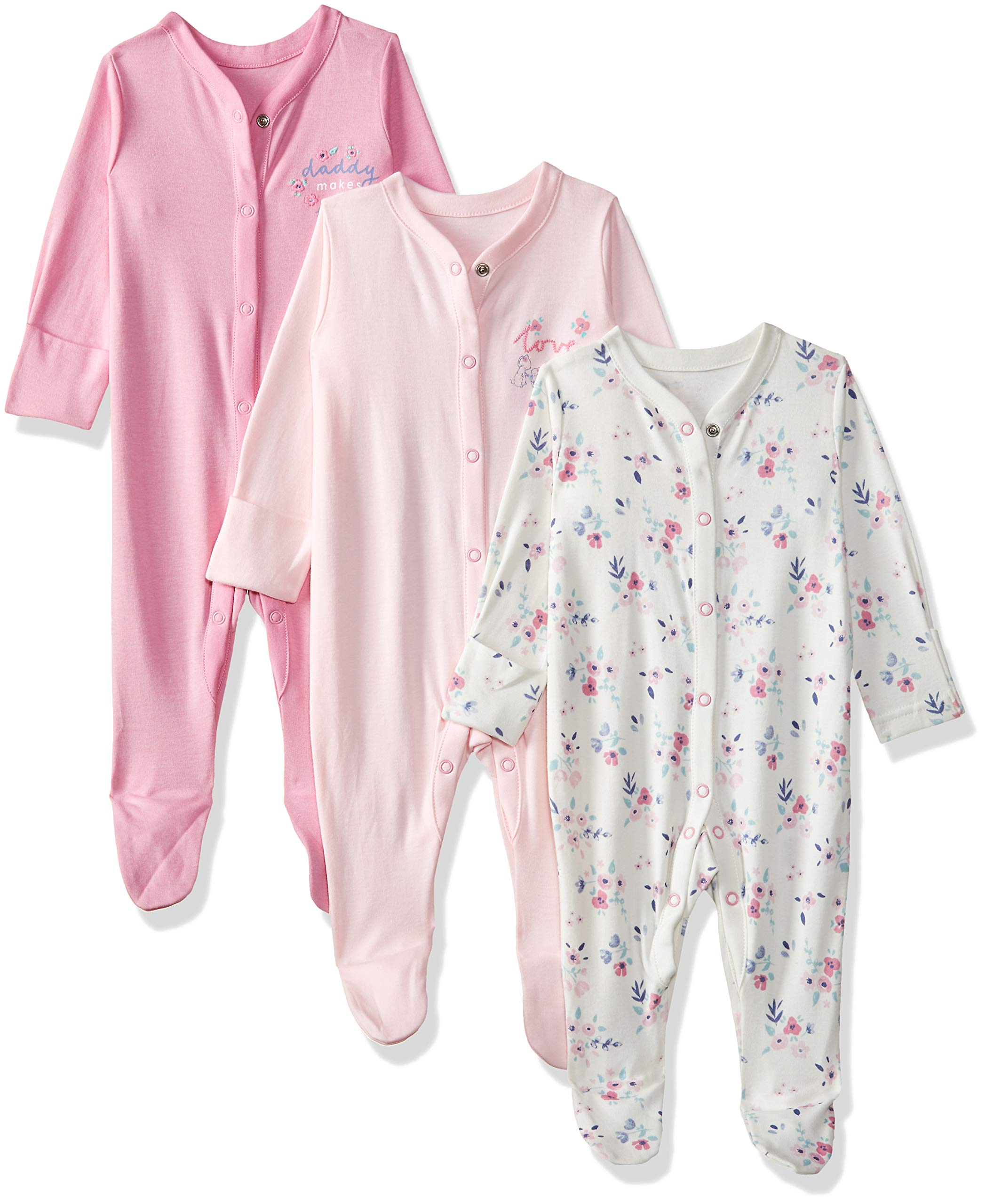 Mothercare Baby Girls Mummy And Daddy Packed Sleepsuit