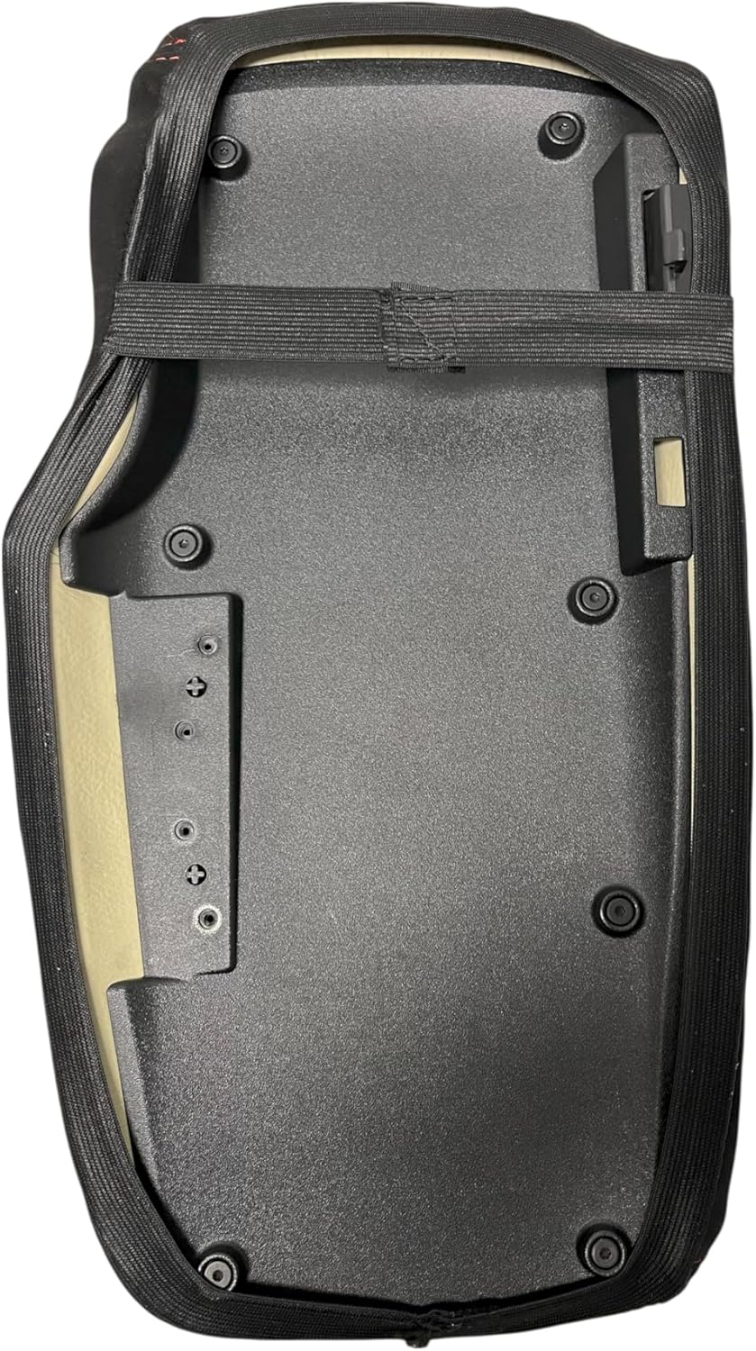 Red Stitch Suede Console Armrest Shift & Handbrake Boot Cover in Black Aclantra Compatible with Chevy Corvette C6 20005 2006 2007 2008 2009 2010 2011 2012 2013 (Made in USA) (Console Armrest Cover)