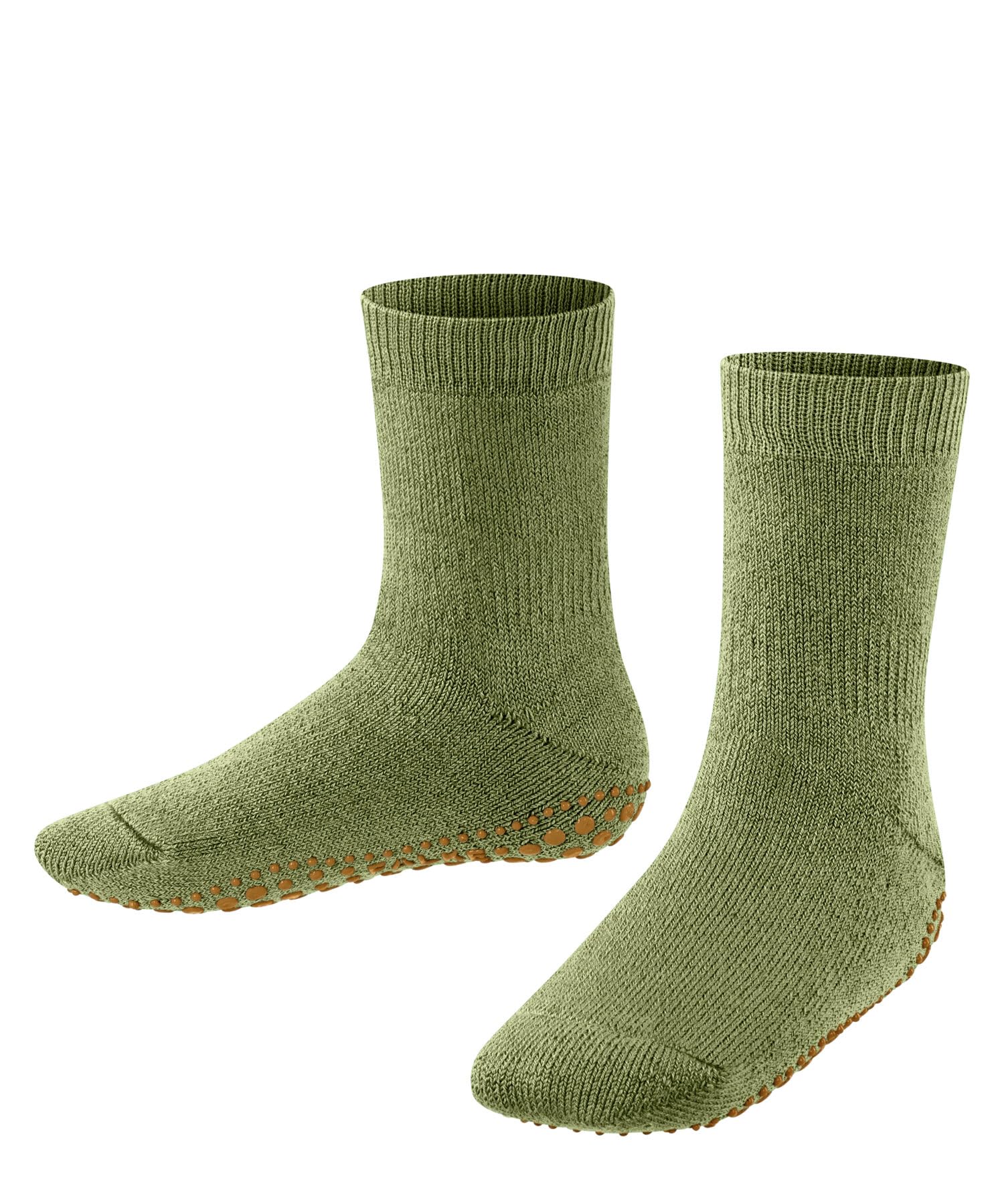 FALKE Stoppersocken Catspads K Hp Baumwolle rutschhemmende Noppen 1 Paar, Grün Ferngreen 7084, 39-42
