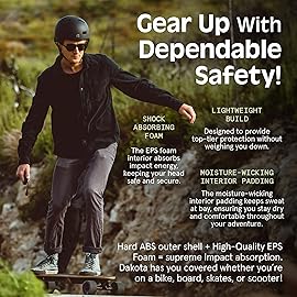 Retrospec Dakota Bicycle / Skateboard Helmet for Adults - Commuter, Bike, Skate, Scooter, Longboard & Incline Skating - Highly Protective & Premium Ventilation- Small - Matte White