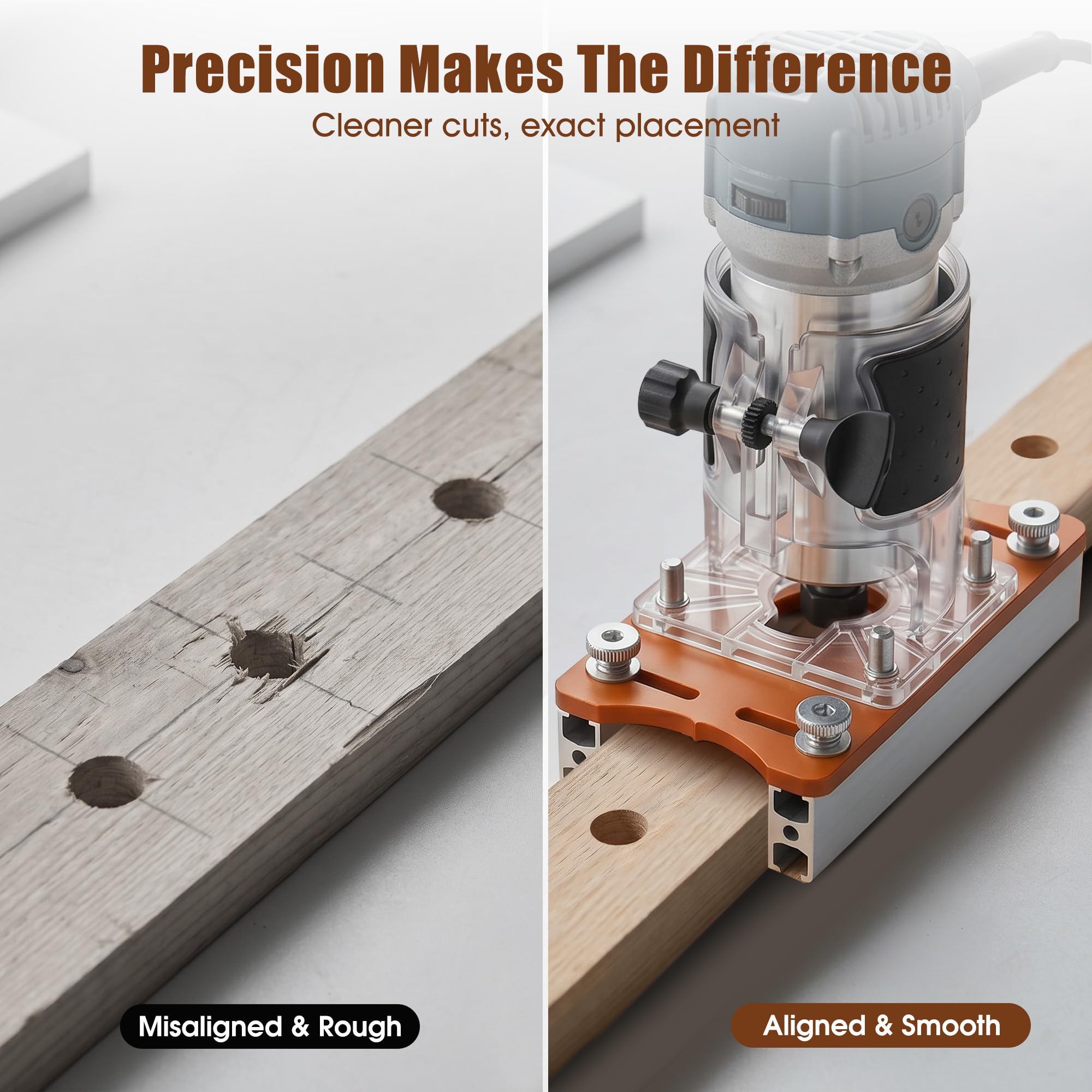 Wood Trimmer Router Base - Precision & Durability -5