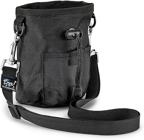 The Little Dipper Treat Pouch  Bolsa de golosinas para perros duradera, lavable, con cordón ajustable con dos forros extraíbles, bolsillos