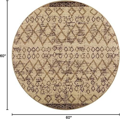 Miniatura 250 de Antep Rugs - Alfombras antideslizantes de 3 x 5 pies (antideslizante) con parte trasera de goma, de estilo antiguo, bohemio, marroquí y con pelo