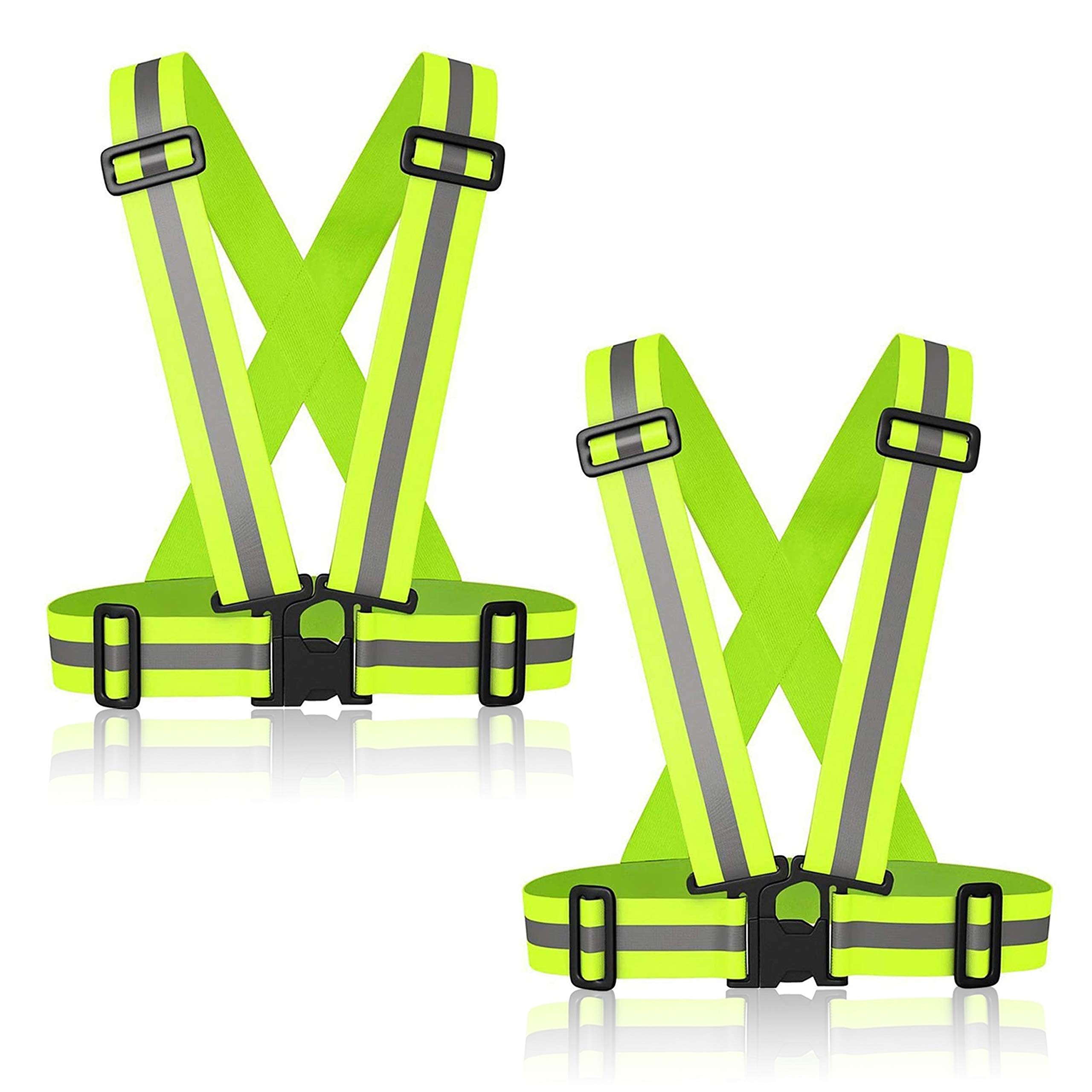 Reflective Bands for Wrist, Arm, Ankle, Leg, High Visibility Reflective Running Gear for Men and Women, Safety Reflective Straps Bracelets for Night Running, Cycling, Walking