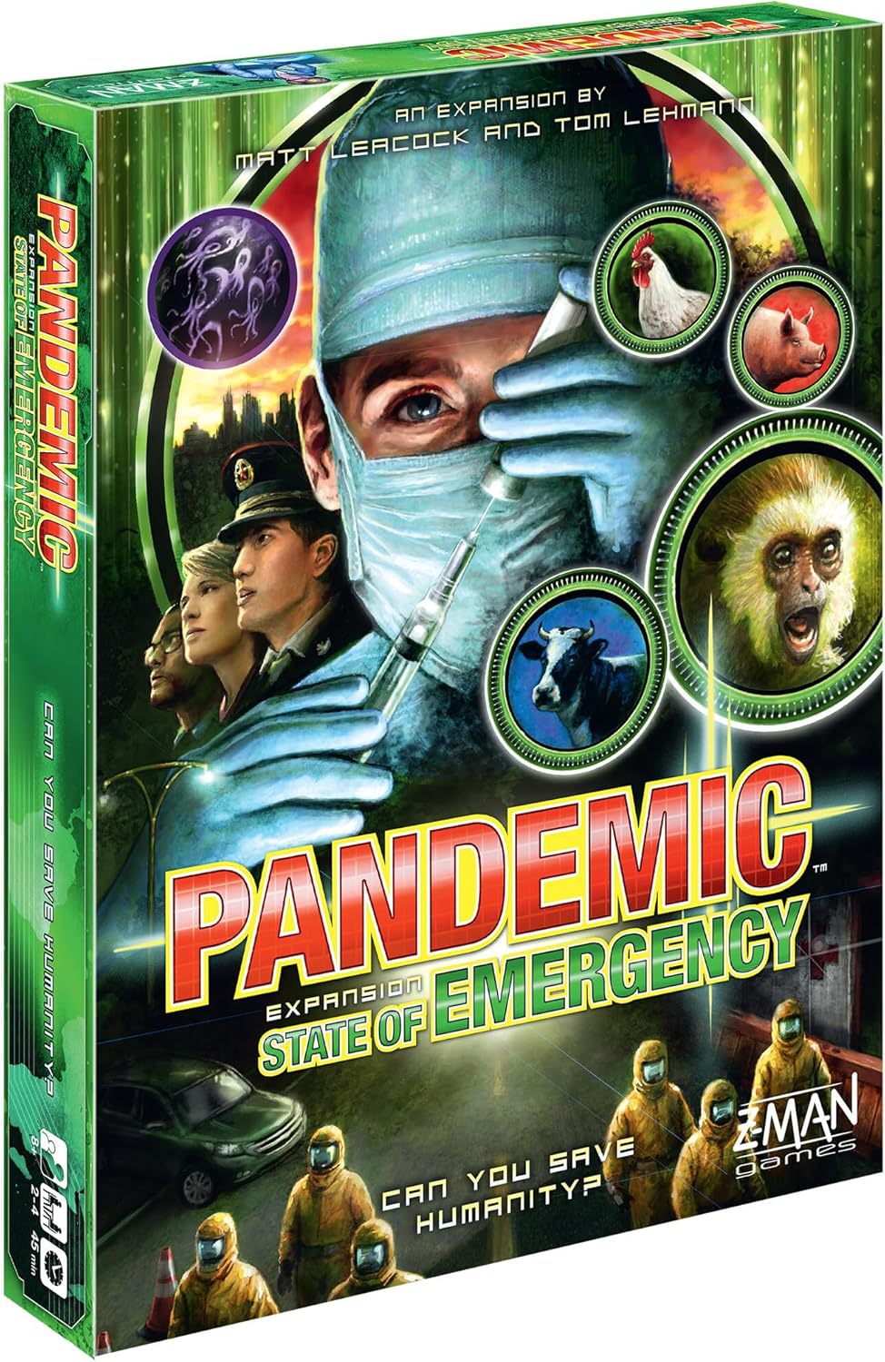Pandemic State of Emergency Board Game EXPANSION Family