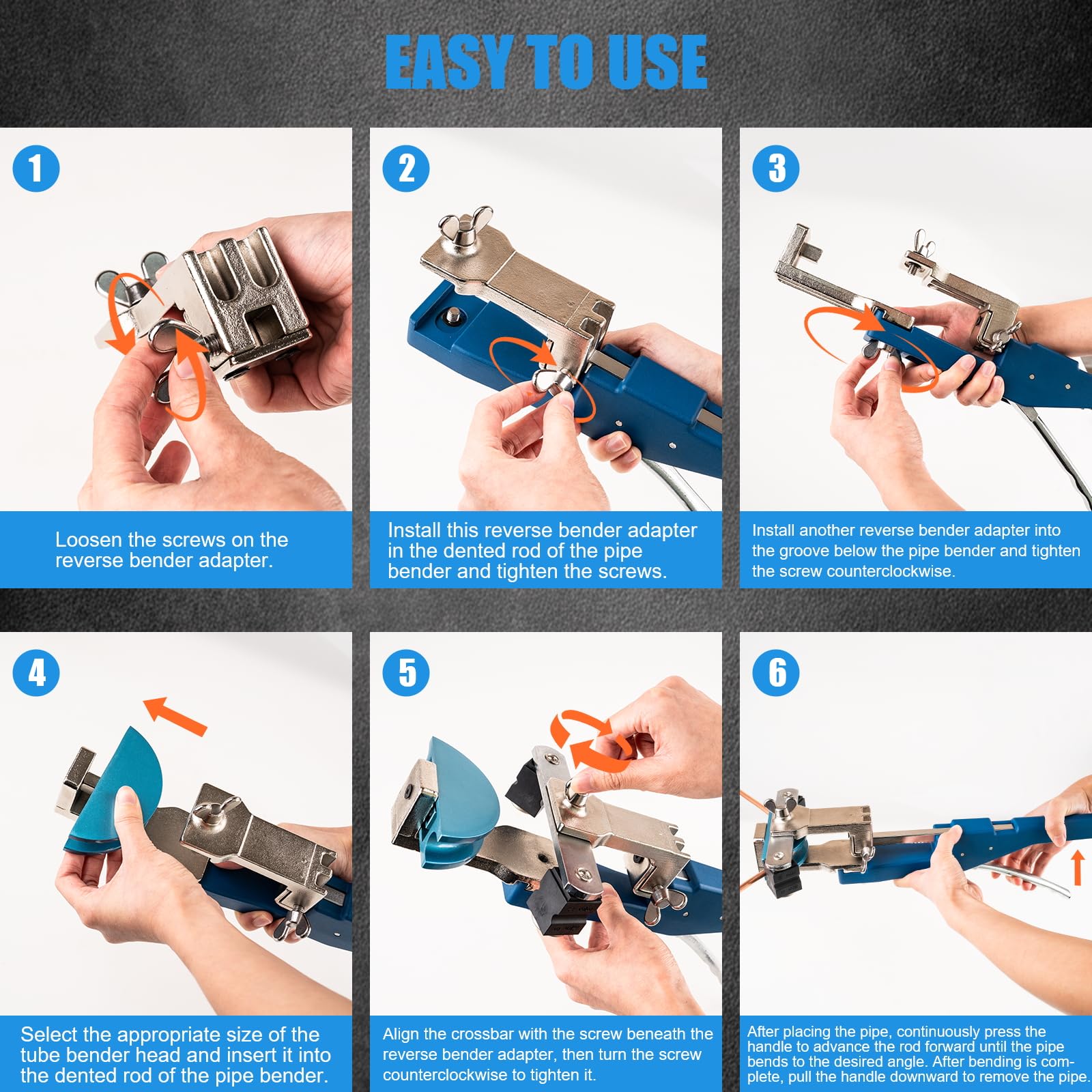 Beaiguna Copper Pipe Bender Tool - 15PC Set -6