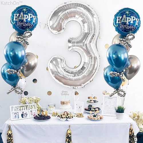 Miniatura 1644 de KatchOn, Globo dorado gigante del número 8 de 40 pulgadas, globo dorado del número 8 para decoraciones de cumpleaños de 8 años para niñas