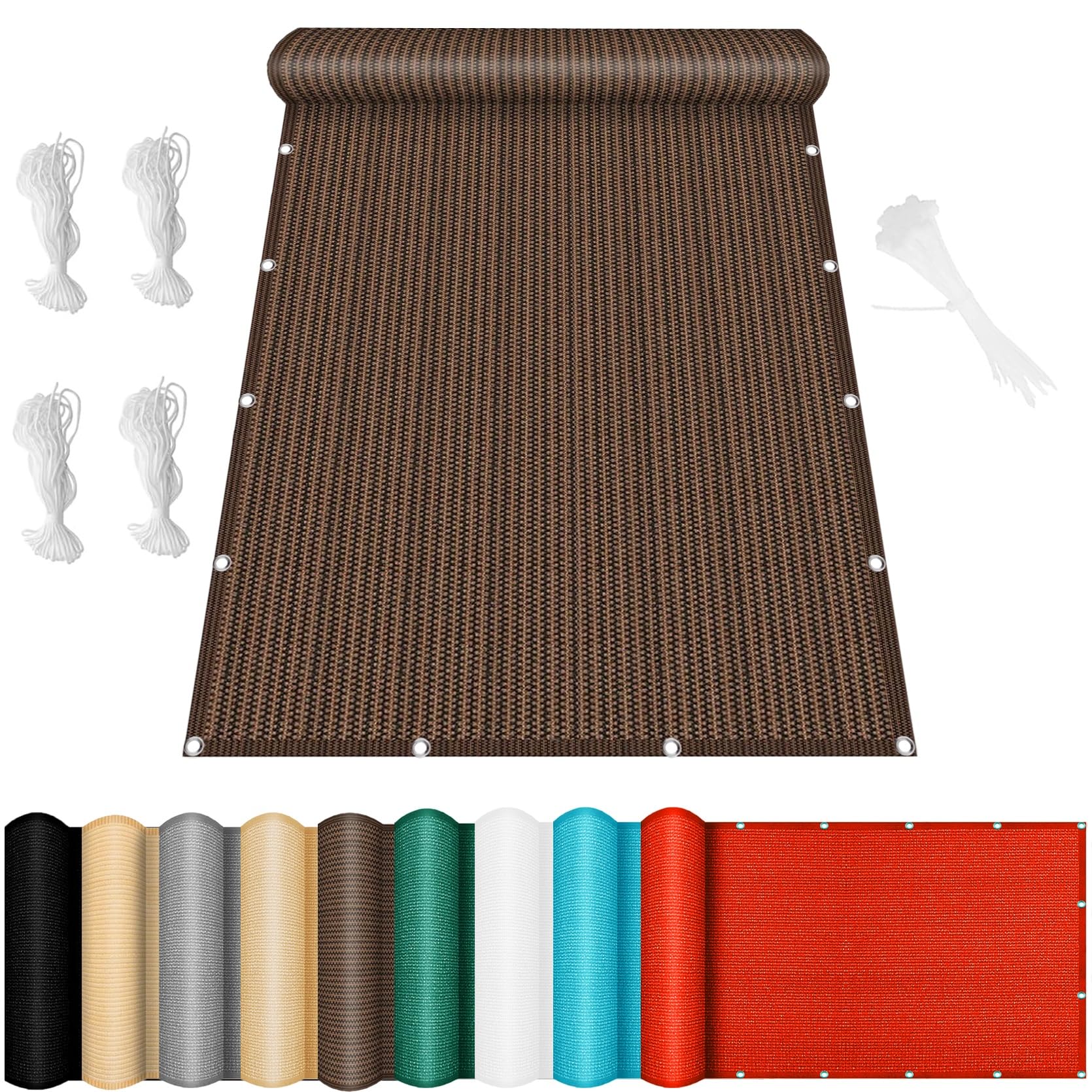 Voile d'ombrage rectangulaire 300x1000 terrasse et filet protection solaire