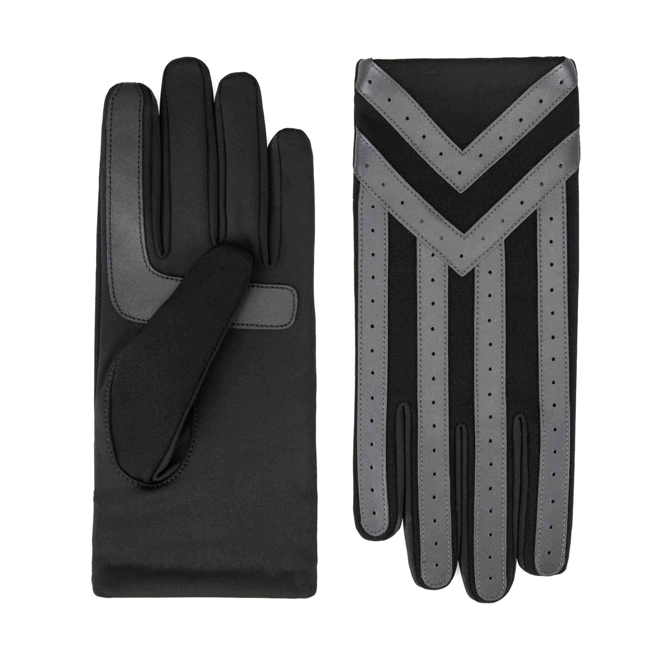 Isotoner Boy's MenÂ’s Spandex Touchscreen Cold Weather Gloves, Smartdri Charcoal, XL UK