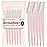 Kitsch Dermaplane Razor for Women Face - Face Razors for Women & Men, Eyebrow Trimmer & Face Shaver - Exfoliating Facial Razor & Skin Care Tool for Smoother Skin - Blush, 6 pcs