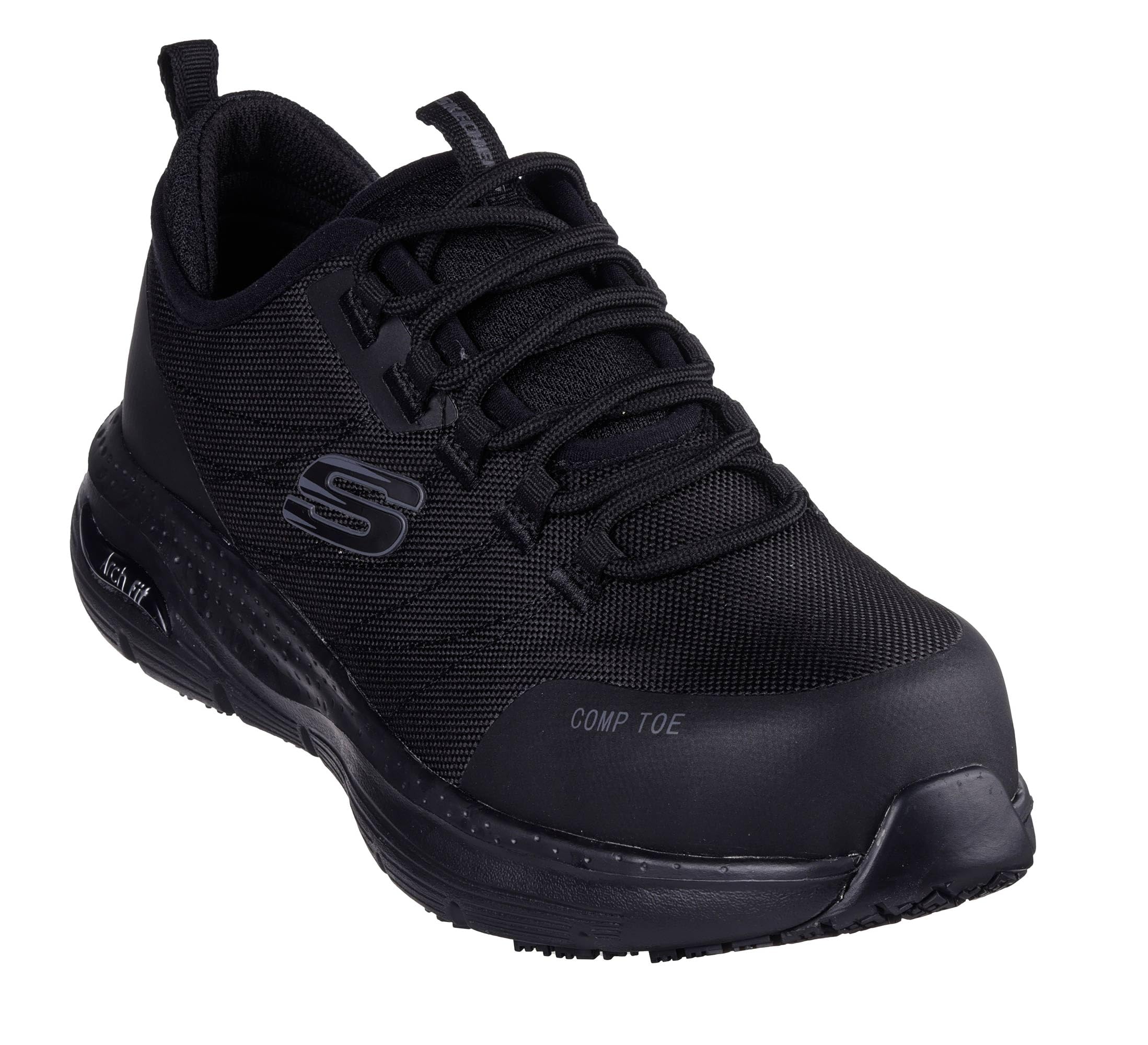 Skechers Women's Ebinal Trainer, Black, 4 UK