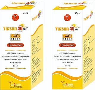 Yuzsun 40 SPF Sunscreen Suitabe for All Skin Types PACK OF 2 Price In India