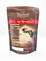 Vista 1 de Bouchard Chocolate negro belga prémium con 72% de cacao Piezas envueltas individualmente (1 libra)
