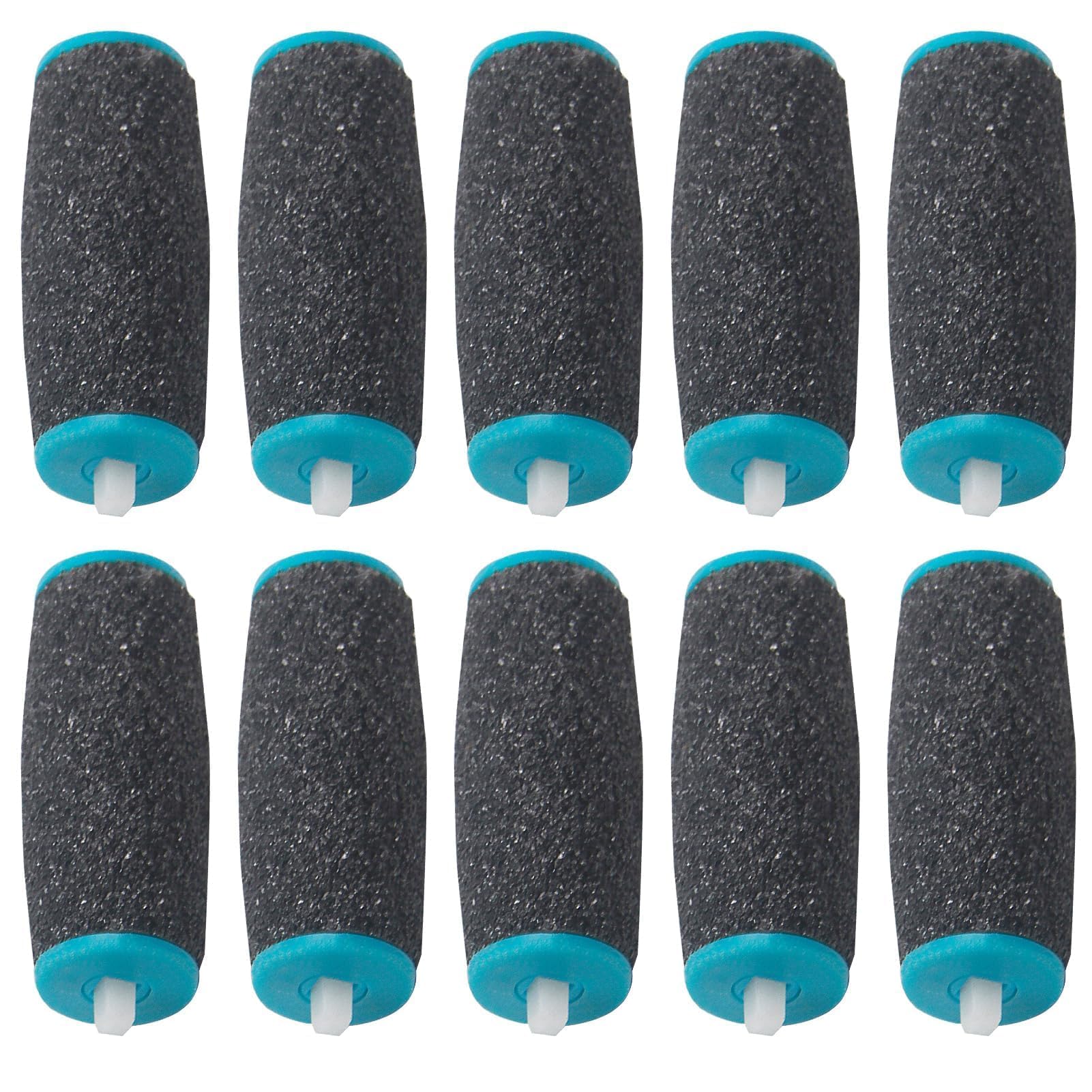10 Recambio Lima Pies compatible con Scholl Velvet Smooth, Rodillos Extragruesos, Recambios para un Cuidado Eficaz de los Pies