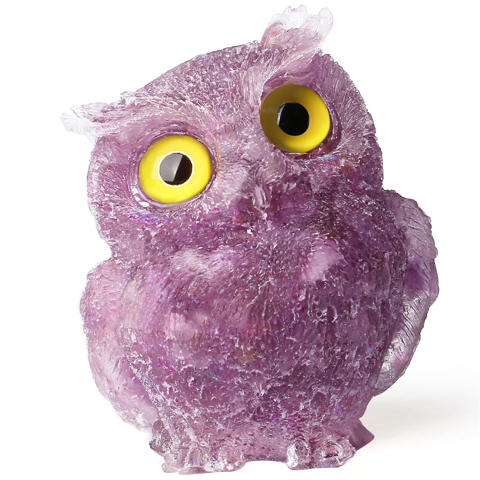 Amazon.co.jp: YATOJUZI 2.4インチ フクロウ 装飾 フクロウ像 置物 