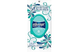 Always Radiant Feminine Wipes, Protection & Cleanliness, Extra Soft Period Wipes